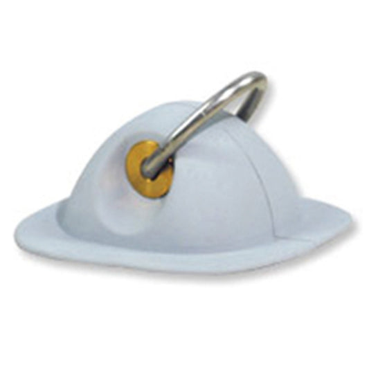 Piastra in neoprene con anello grigio RAL 7035