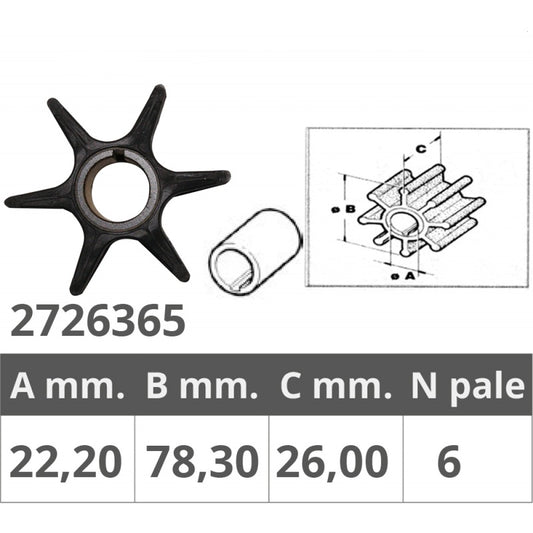 Girante BRP/Suzuki 5030723 17461-87E00 / 87E10 / 87E11
