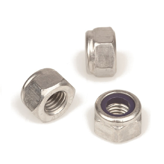 Dado esagonale alto autofrenante inox A2 DIN 982 UNI 7473