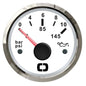Indicatore pressione olio 0-10 bar bianco/lucida