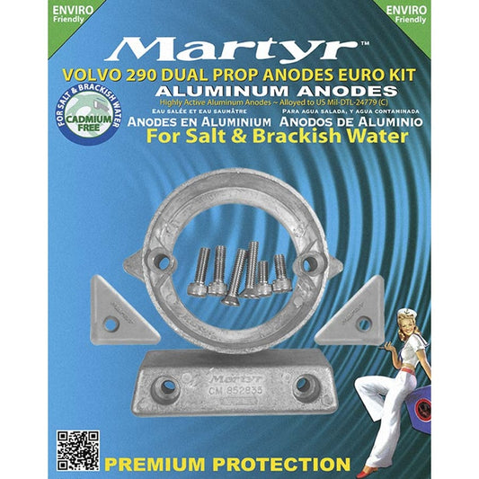 Kit Anodi Alluminio per Volvo Penta 290DP Prop