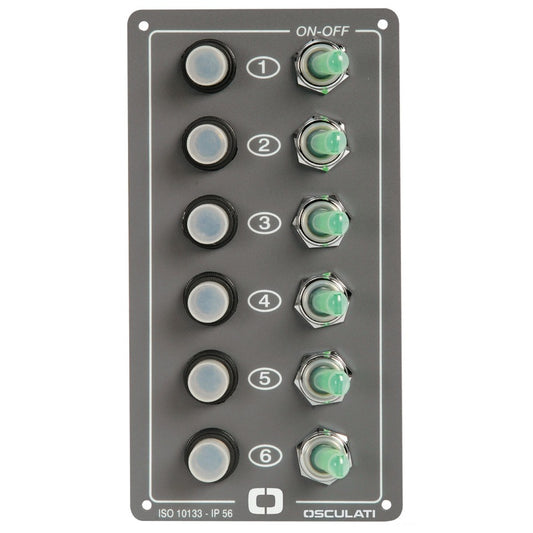 Pannello Elite 6 interruttori