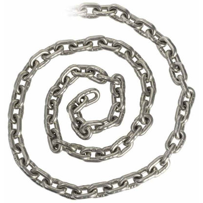 Catena Calibrata 6 mm x 30 mt in Acciaio Inox per verricelli e salpa Ancora