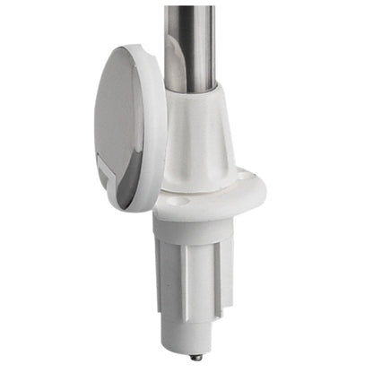 Fanale di fonda con asta 60 cm Advance estraibile con base bianca