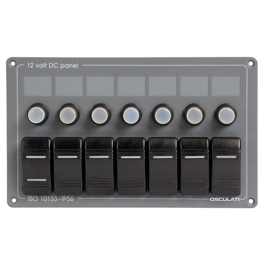 Pannello orizzontale 7 interruttori