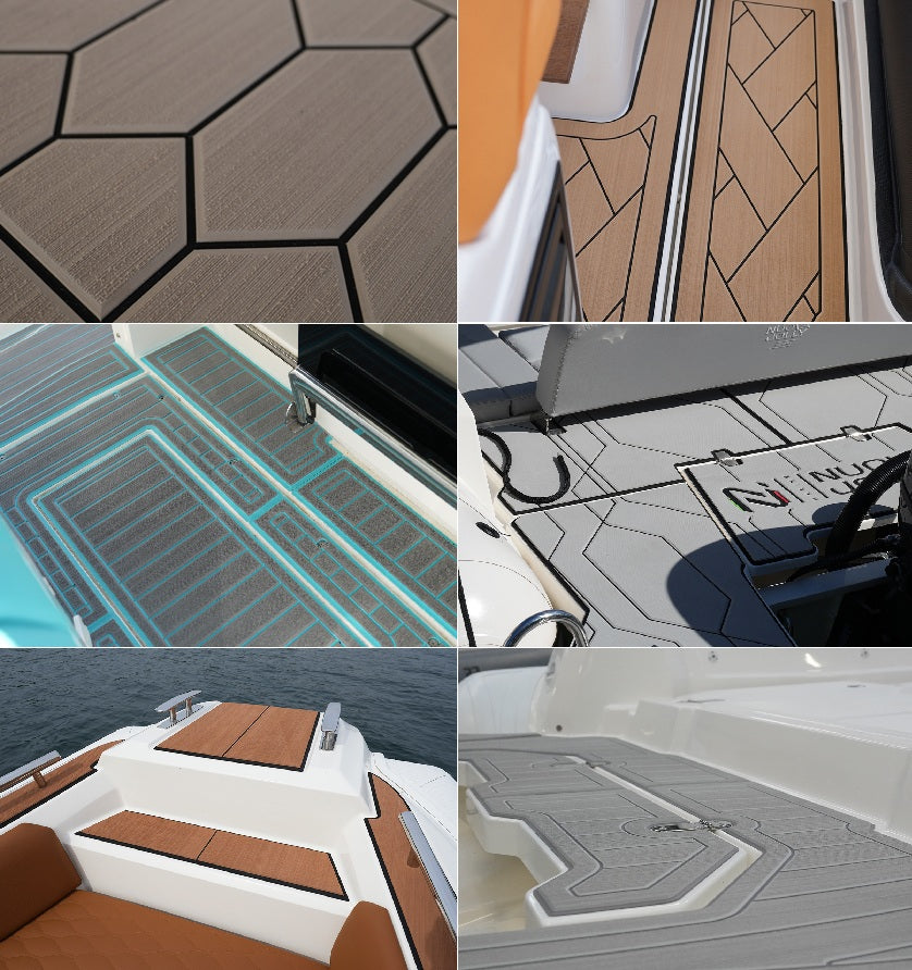 Rivestimento Eva effetto teak