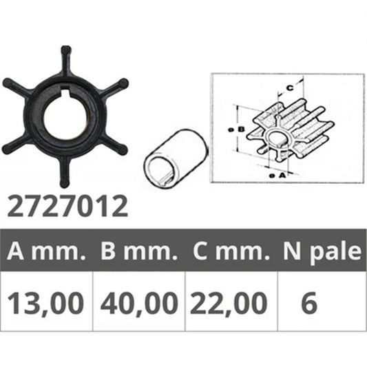 Girante Mercury/Yamaha 47-84027/682-44352-01
