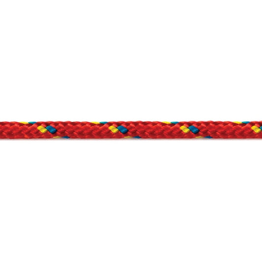 Doppia Treccia poliestere HT rossa con spie