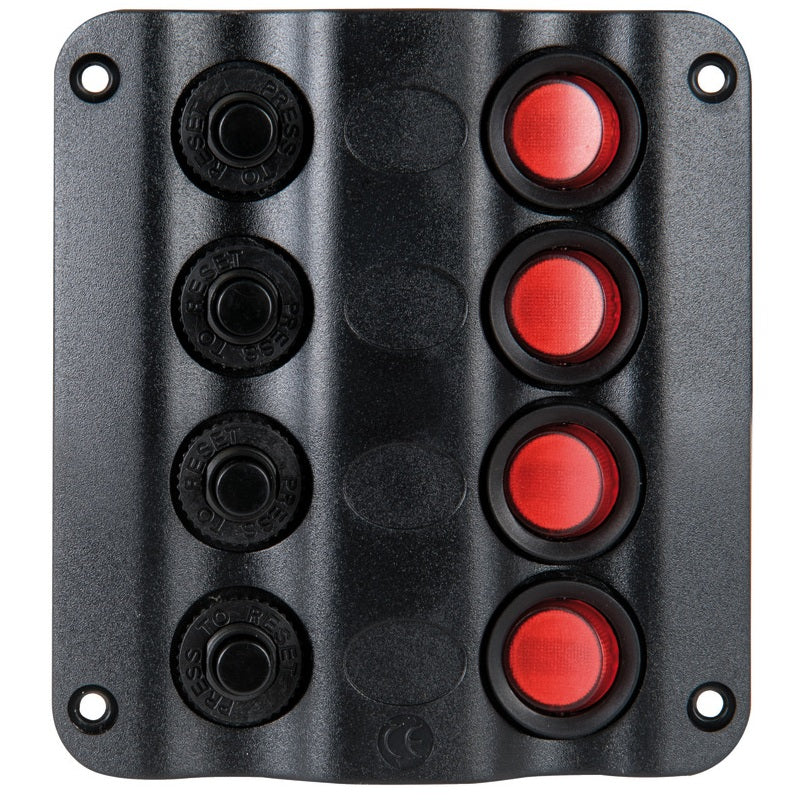 Pannello elettrico Wave 4 interruttori