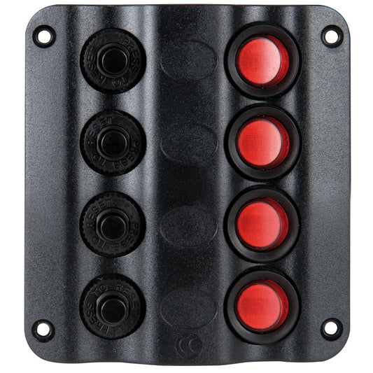 Pannello elettrico Wave 4 interruttori