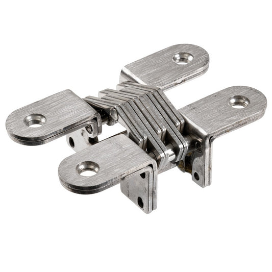 Cerniera a scomparsa inox mm 84 (Conf. da 2Pz)