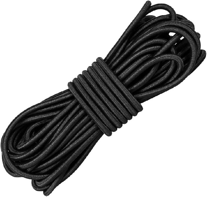 Corda Elastica Ø8 mm x 5,5 mt nera