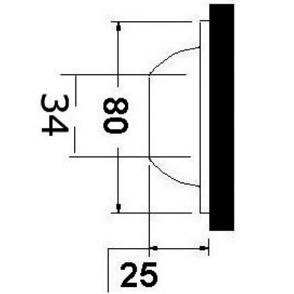 Luce subacquea LED 5W blu 12/24V per plancette/specchio di poppa/carena