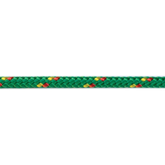 Doppia Treccia poliestere HT verde con spie