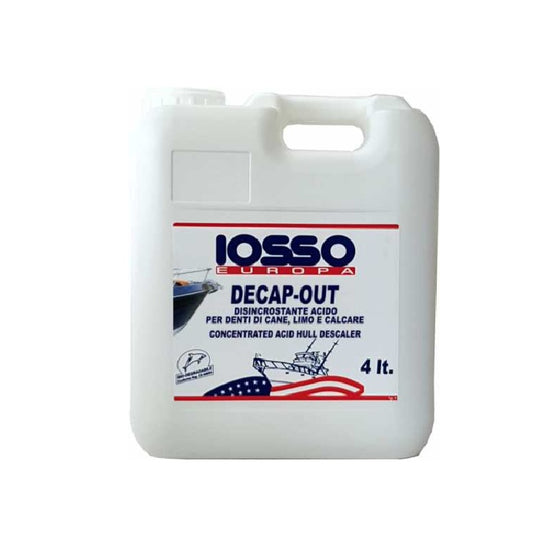 Iosso Decap-Out 4 lt Disincrostante per Carene Elimina Denti di Cane