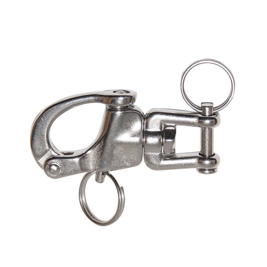 Moschettone Spinnaker con Grillo Girevole Inox 316