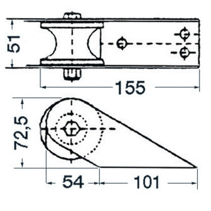 Musone di prua compatto