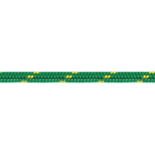 Doppia Treccia poliestere HT verde con spie