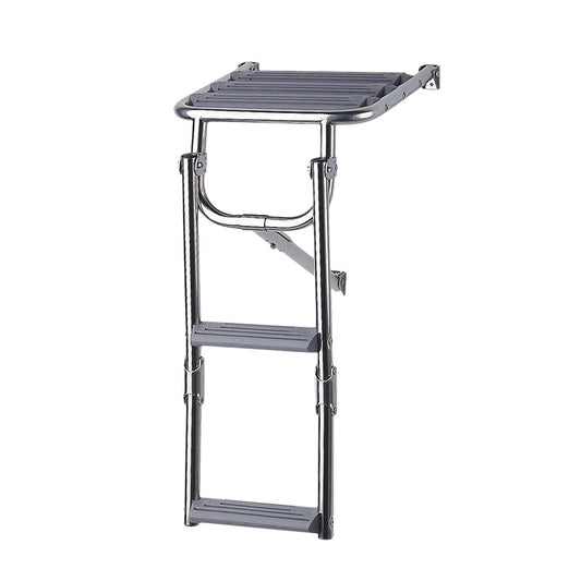 Plancetta mm320x295 con Scaletta Inox 2 gradini
