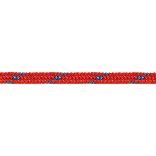 Doppia Treccia poliestere HT rossa con spie