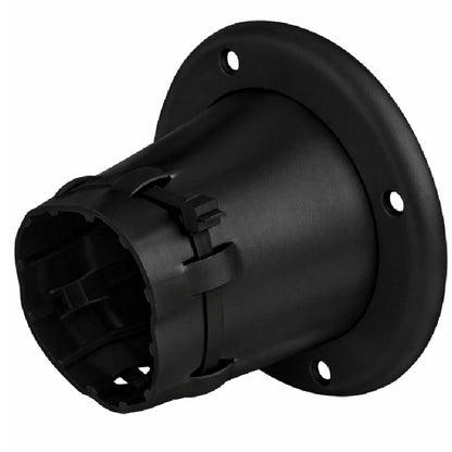 Cuffia e ghiera passacavi PVC nera