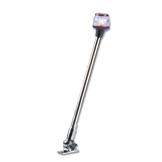 Asta fanale alogena abbattibile 230 mm nero