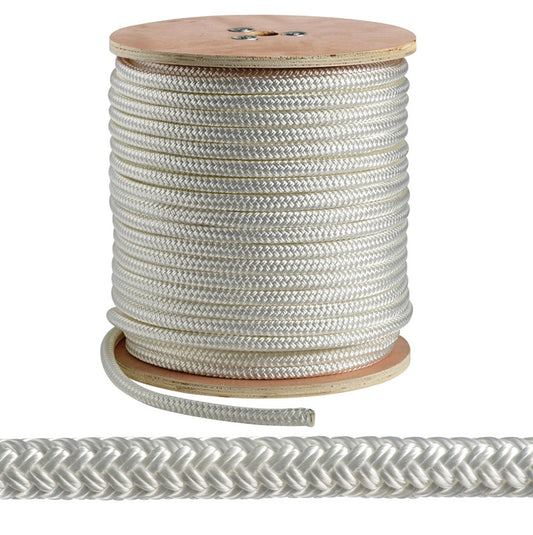 Doppia Treccia poliestere HT bianca