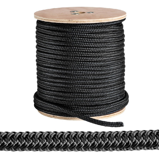 Doppia Treccia poliestere HT nera