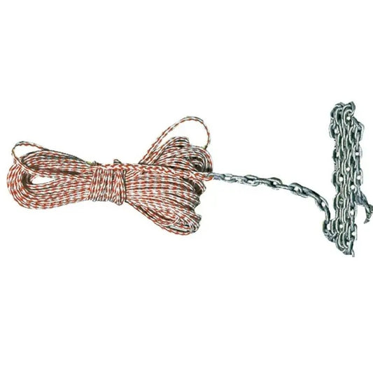 Cima levilene 8mm con catena per ancora