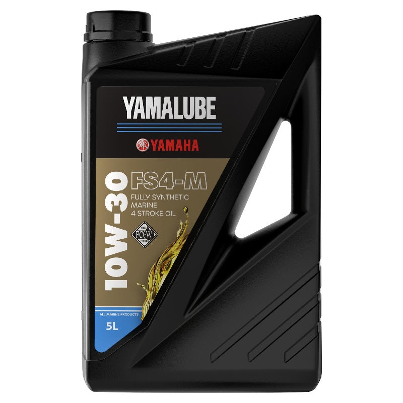 Yamalube FS4-M 10W30 Fully Synthetic Olio Marino FC-W Fuoribordo Yamaha