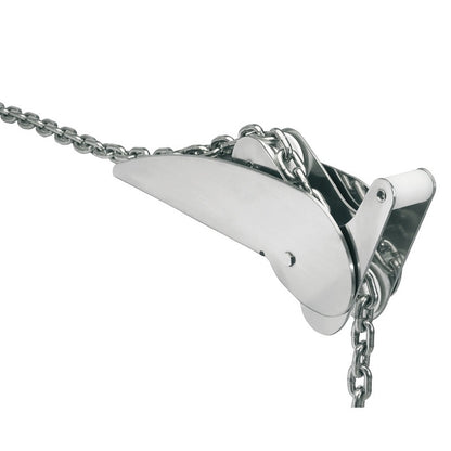 Musone inox a ribalta per ancore da 15 kg