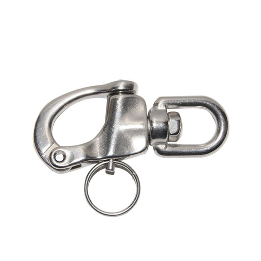 Moschettone Spinnaker con Occhio Girevole Inox 316