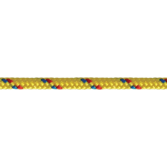 Doppia Treccia poliestere HT gialla con spie