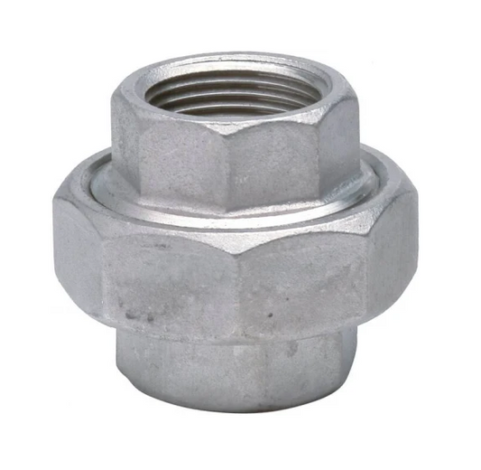 Bocchettone Conico F.F. Diritto In Acciaio Inox AISI 316