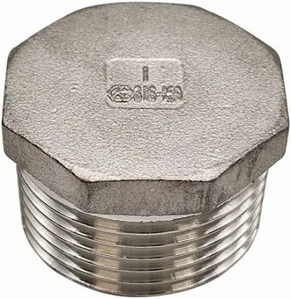 Tappo Maschio in Acciaio Inox AISI 316